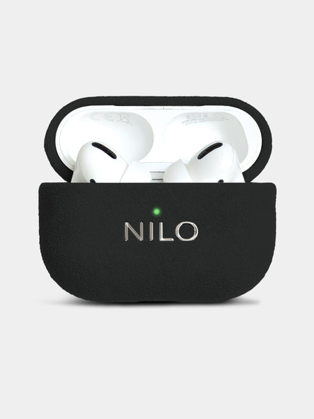 Black AirPods Pro 2 Case - Alcantara Hülle